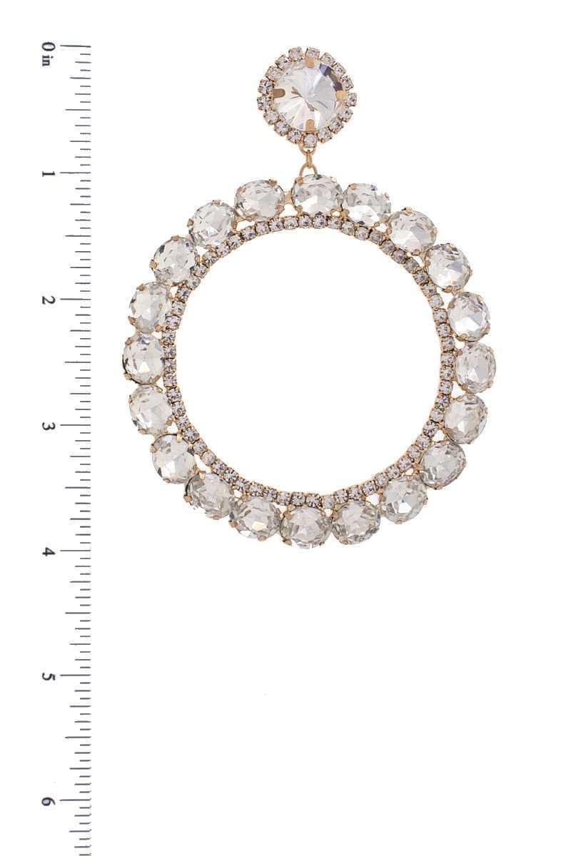 Rhinestone Dangle Earring | Mixtshop LLC