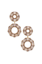 Double Circle Rhinestone Earring | Mixtshop LLC