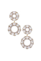 Double Circle Rhinestone Earring | Mixtshop LLC