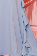 Ruffle Drapped Tail Plus Size Maxi Dress | Mixtshop LLC
