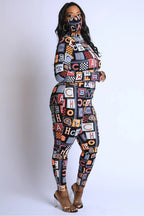 Alphabetically Neon Jumpsuit | Mixtshop LLC