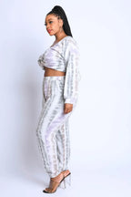 Tie Die Off Shoulder Set | Mixtshop LLC