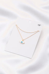 Eye Charm Layered Necklace | Mixtshop LLC