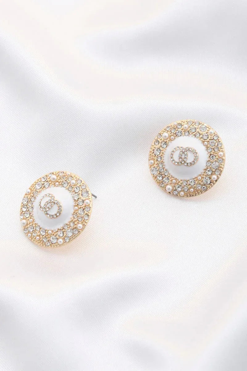 Double Circle Round Metal Earring | Mixtshop LLC