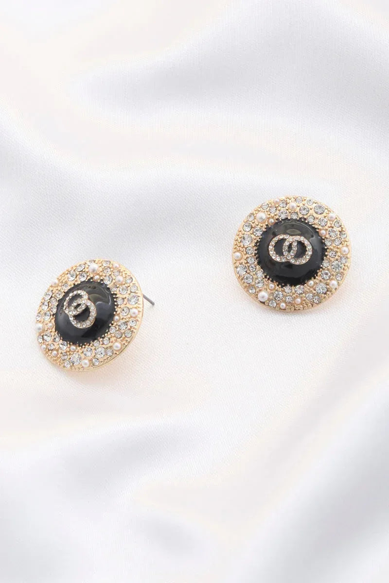 Double Circle Round Metal Earring | Mixtshop LLC