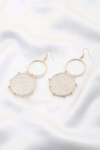 Double Circle Thread Beaded Earring | Mixtshop LLC