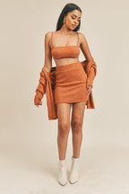 Cardigan Solid Color 3 Piece Set | Mixtshop LLC
