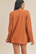 Cardigan Solid Color 3 Piece Set | Mixtshop LLC