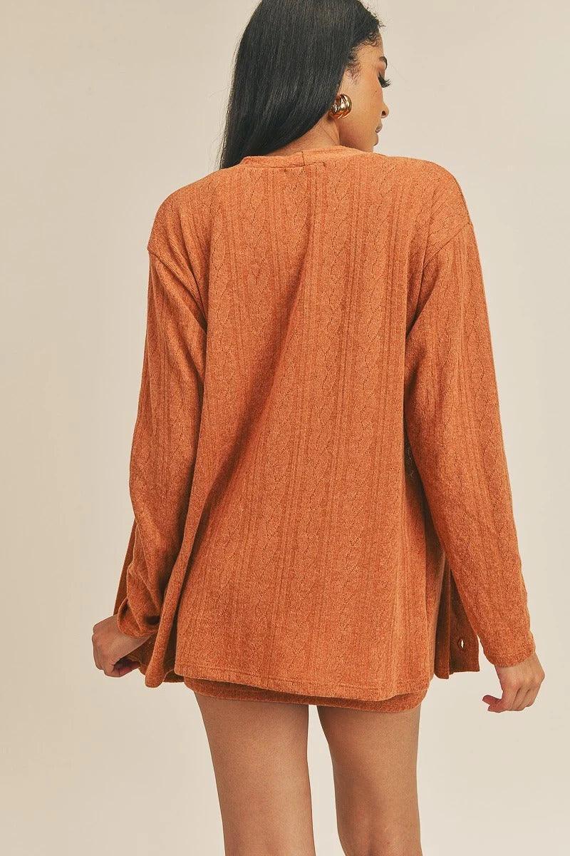 Cardigan Solid Color 3 Piece Set | Mixtshop LLC