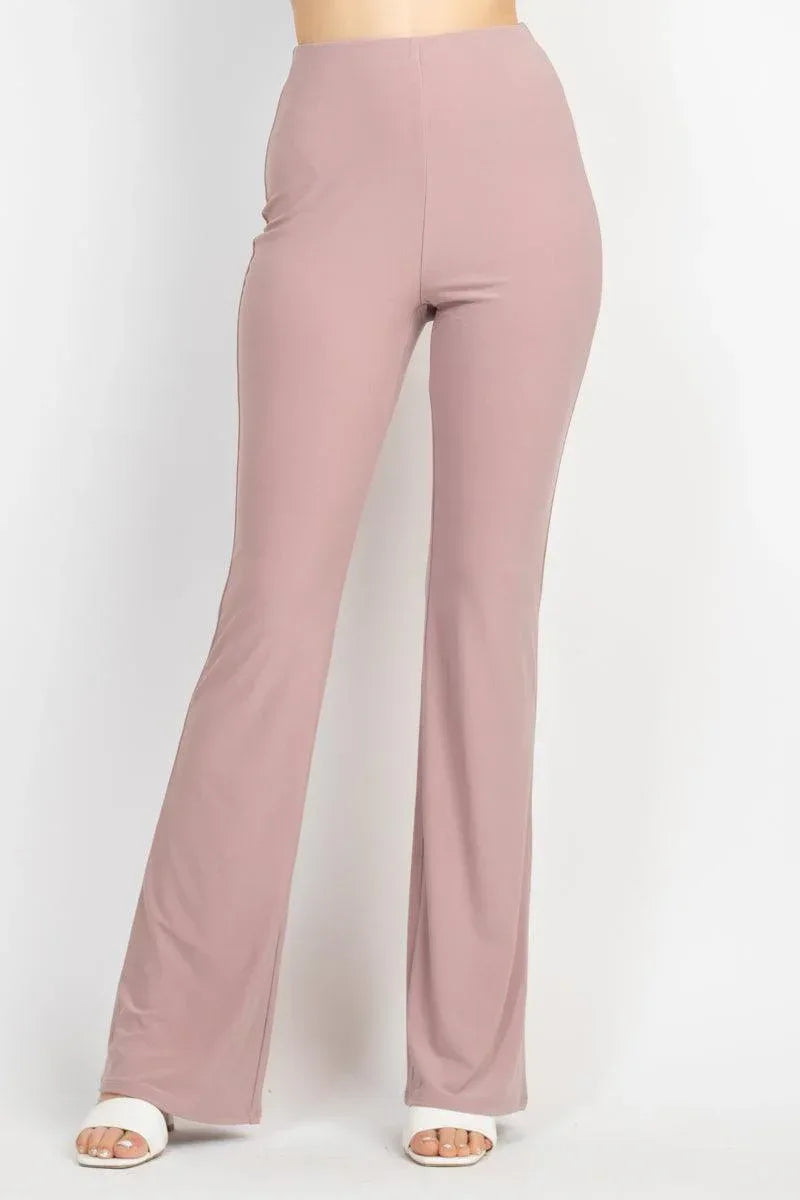Solid Halter Top And Elastic Leggings Set | Mixtshop LLC