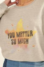 Vintage-style, Multicolor Star French Terry Knit Graphic Sweatshirt | Mixtshop LLC