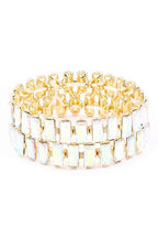 Rectangle Rhinestone Stretch Bracelet | Mixtshop LLC