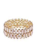 Rectangle Rhinestone Stretch Bracelet | Mixtshop LLC