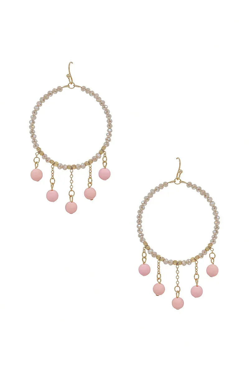 Clay Ball Charm Round Beads Earring | Mixtshop LLC