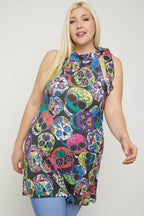 Sugar Skull Sublimation Print | Mixtshop LLC