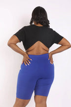 Tie Detailed Slit T Shirt | Mixtshop LLC