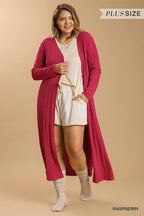 Open Front Long Body Cardigan | Mixtshop LLC