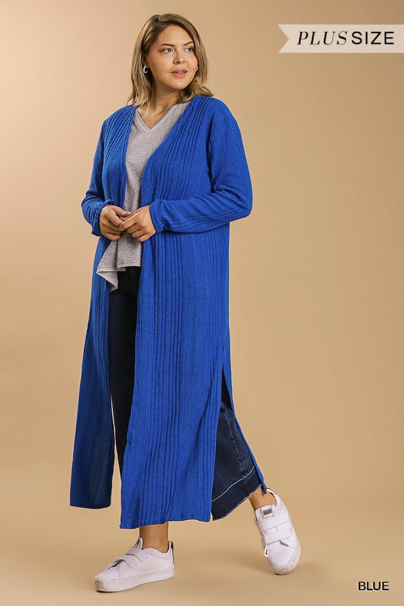 Open Front Long Body Cardigan | Mixtshop LLC