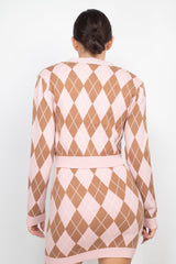 Diamond Button-front Cardigan Top | Mixtshop LLC