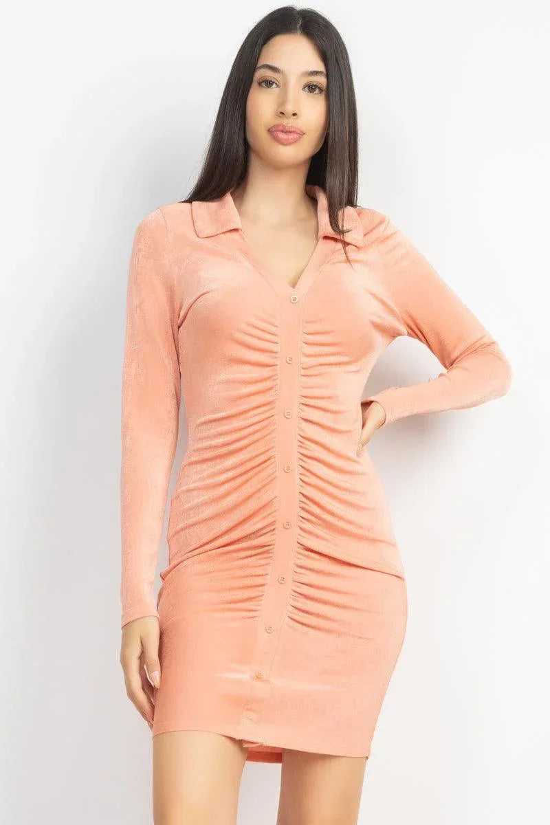 Collared Button-down Dress Shirt | Mixtshop LLC Main image