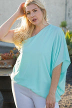 One Shoulder Long Sleeve Unbalance Top | Mixtshop LLC