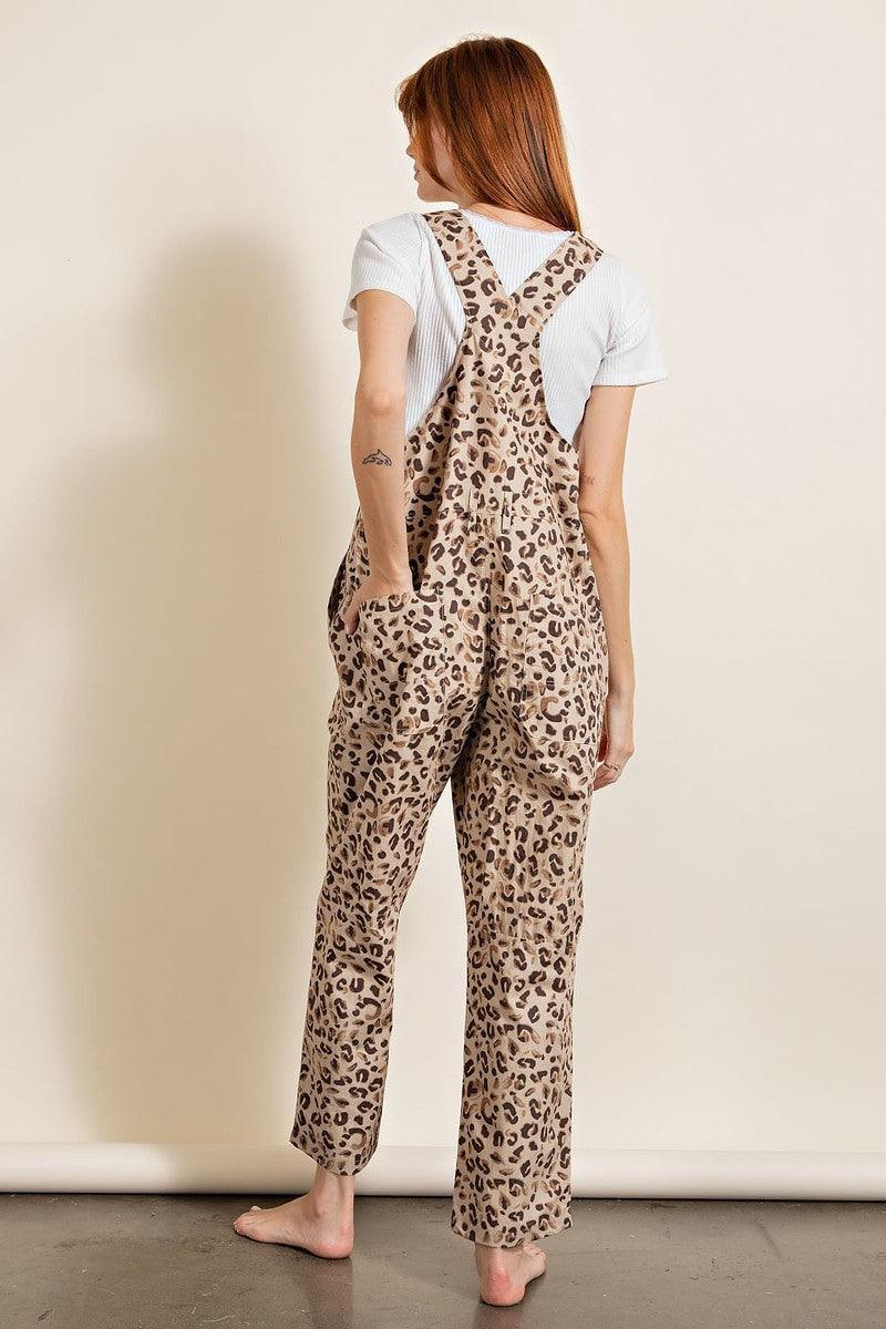 Animal/leopard Printed Jumpsuit | Mixtshop LLC