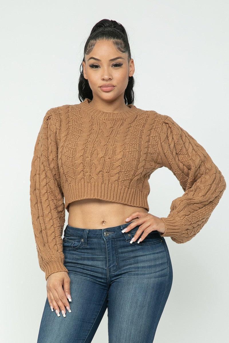 Cable Pullover Top | Mixtshop LLC Main image