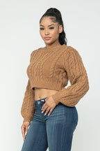 Cable Pullover Top | Mixtshop LLC