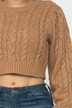 Cable Pullover Top | Mixtshop LLC