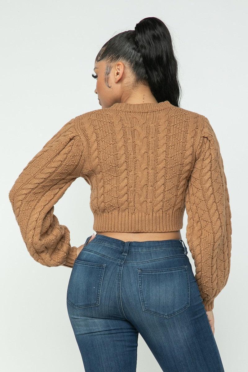 Cable Pullover Top | Mixtshop LLC