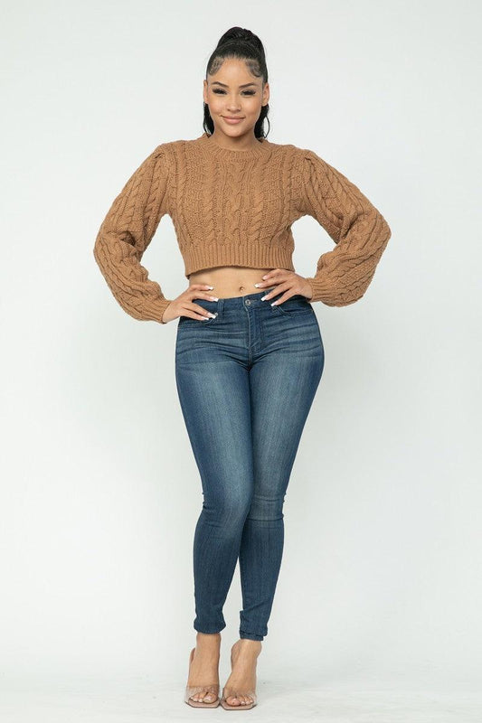 Cable Pullover Top | Mixtshop LLC