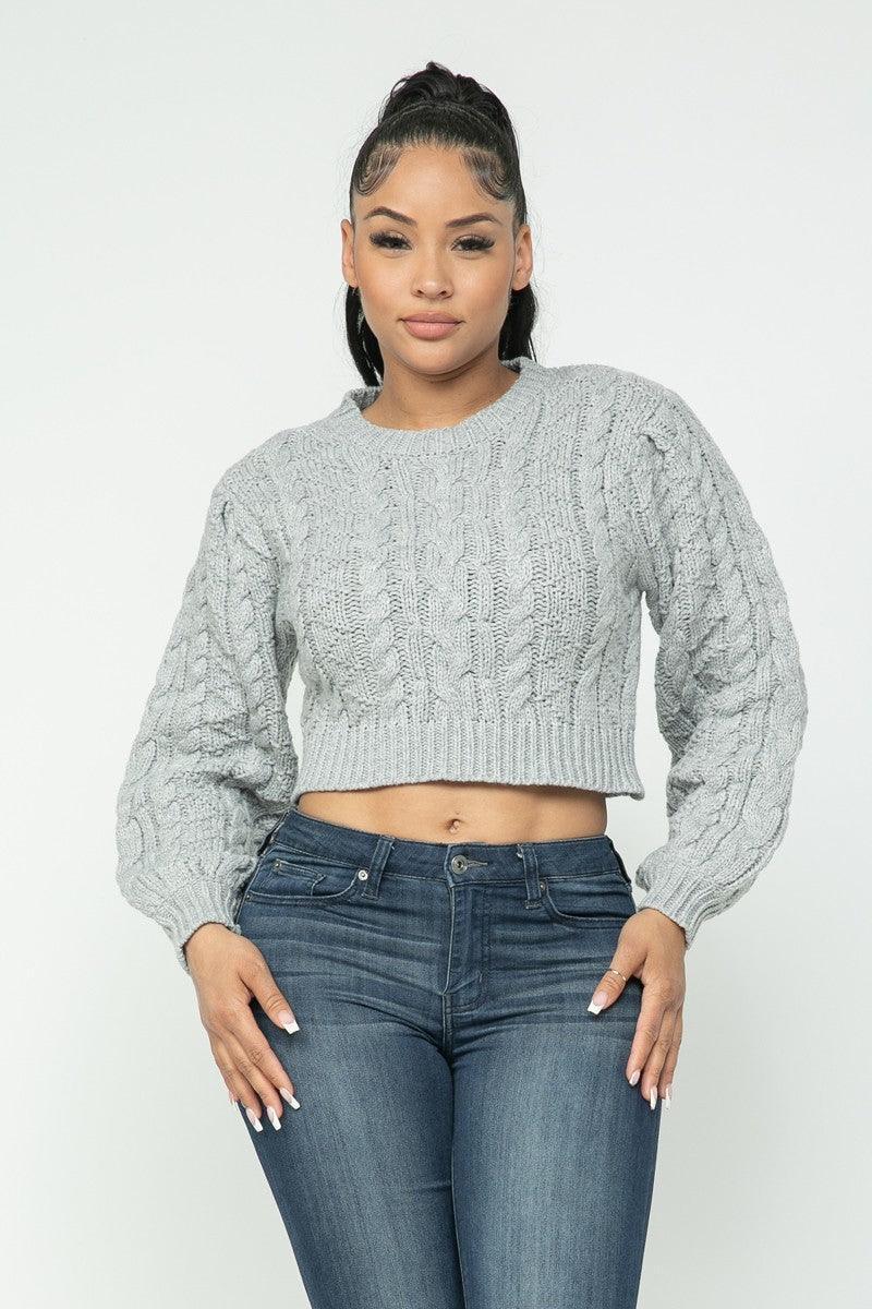 Cable Pullover Top | Mixtshop LLC Main image