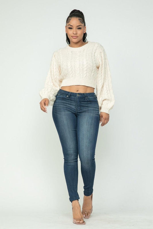 Cable Pullover Top | Mixtshop LLC