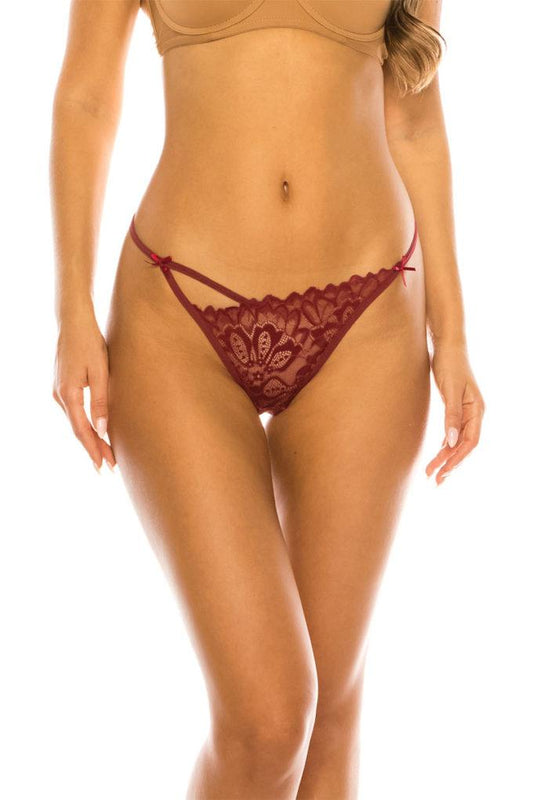 Floral Lace Thong | Mixtshop LLC