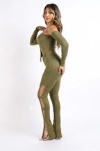Cutout ribbed set | Mixtshop LLC