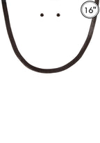 Aluminumcoating Herringbone Necklace Set | Mixtshop LLC