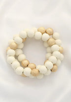 Metal Wood Bead Bracelet | Mixtshop LLC