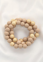 Metal Wood Bead Bracelet | Mixtshop LLC