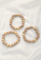 Metal Wood Bead Bracelet | Mixtshop LLC