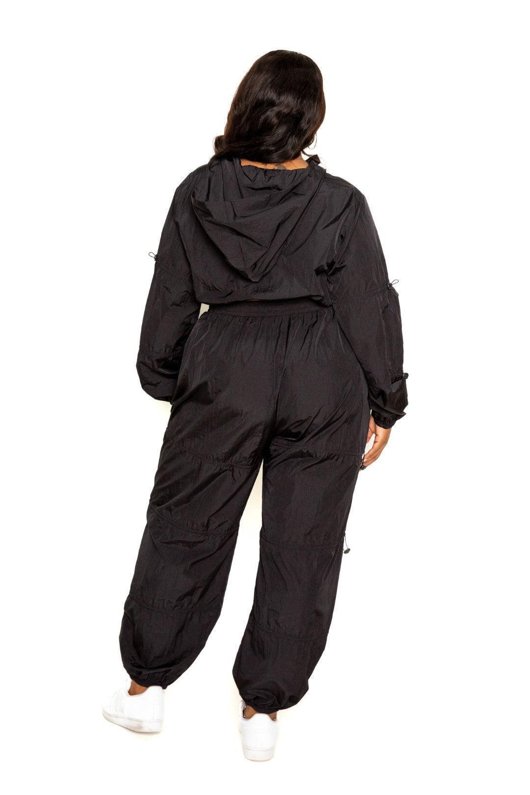 Active Zip Up Set With Cord Lock Detail | Mixtshop LLC