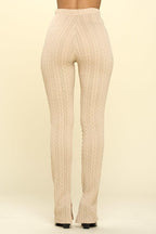 Knit High Rise Leggings | Mixtshop LLC