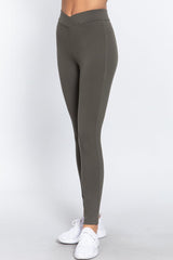 Mid-rise Ponte Pants | Mixtshop LLC