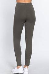 Mid-rise Ponte Pants | Mixtshop LLC