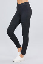 Mid-rise Ponte Pants | Mixtshop LLC
