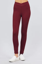 Mid-rise Ponte Pants | Mixtshop LLC