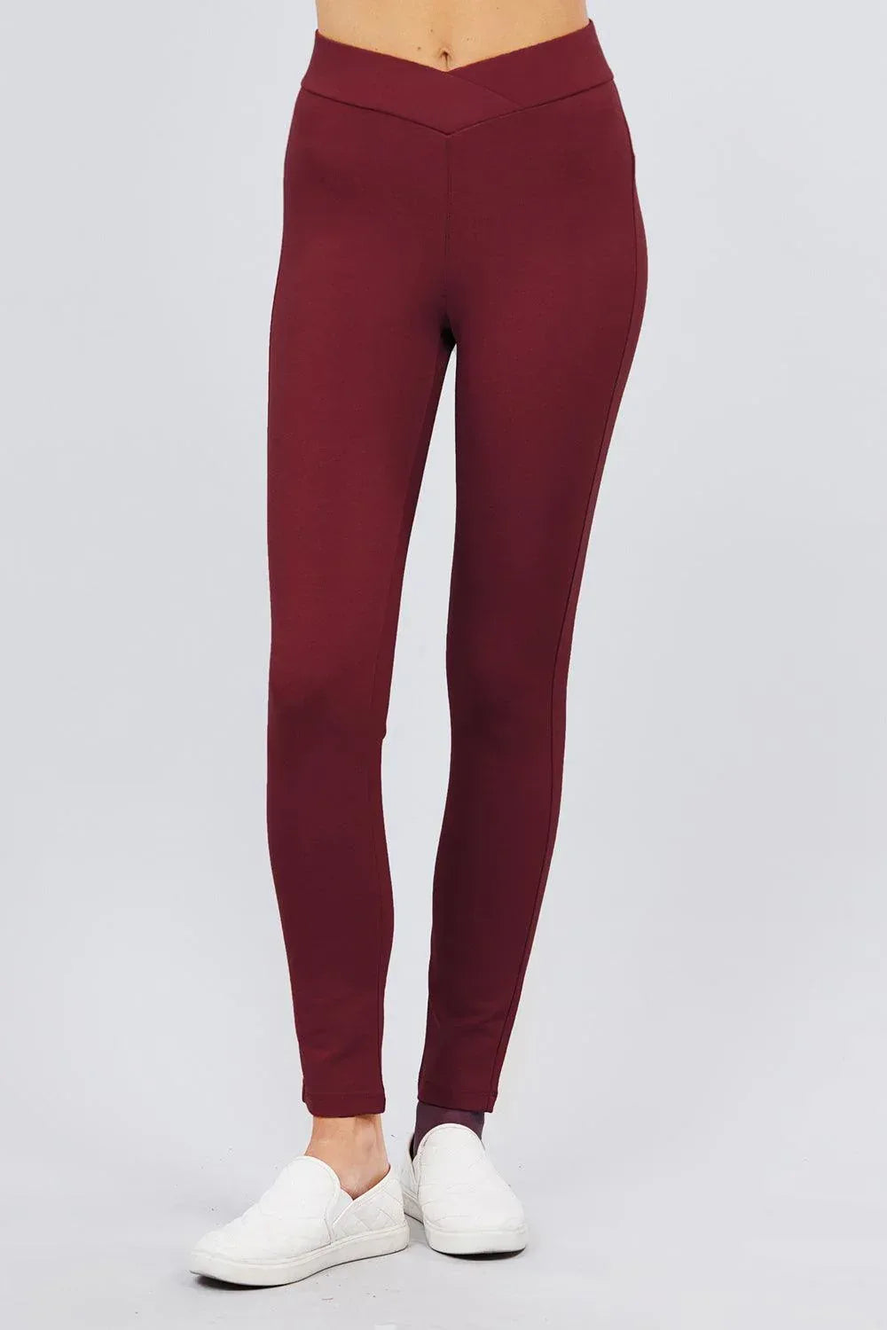 Mid-rise Ponte Pants | Mixtshop LLC