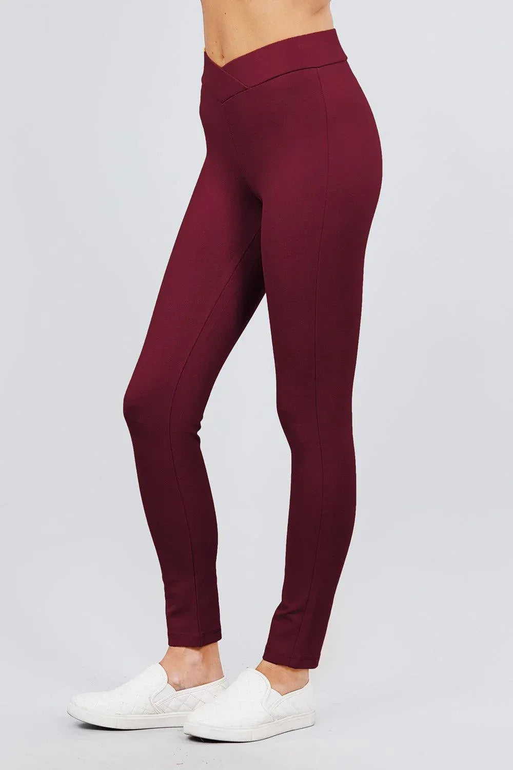 Mid-rise Ponte Pants | Mixtshop LLC
