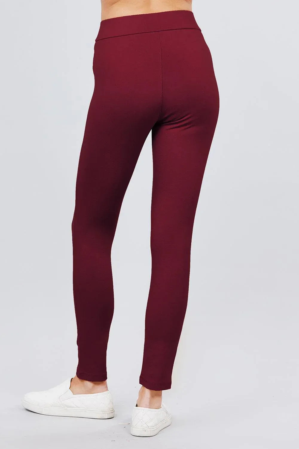 Mid-rise Ponte Pants | Mixtshop LLC