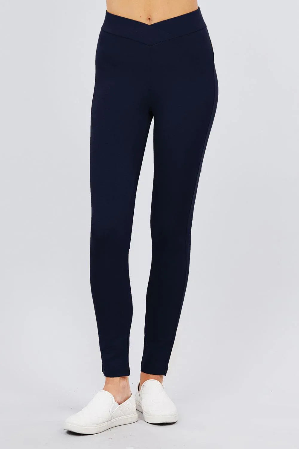 Mid-rise Ponte Pants | Mixtshop LLC
