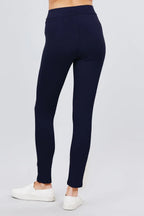 Mid-rise Ponte Pants | Mixtshop LLC